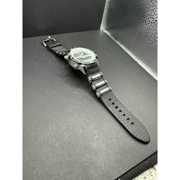 Shark Dual Time Digital Quartz Date Alarm Sports Wrist Watch WR 30M White Dial - Picture 3 of 8